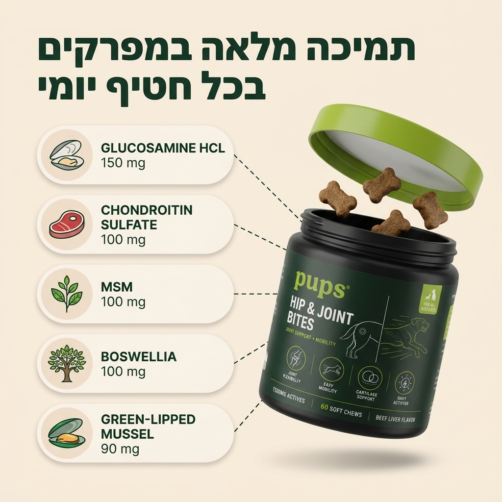 חטיף מתקדם למפרקים